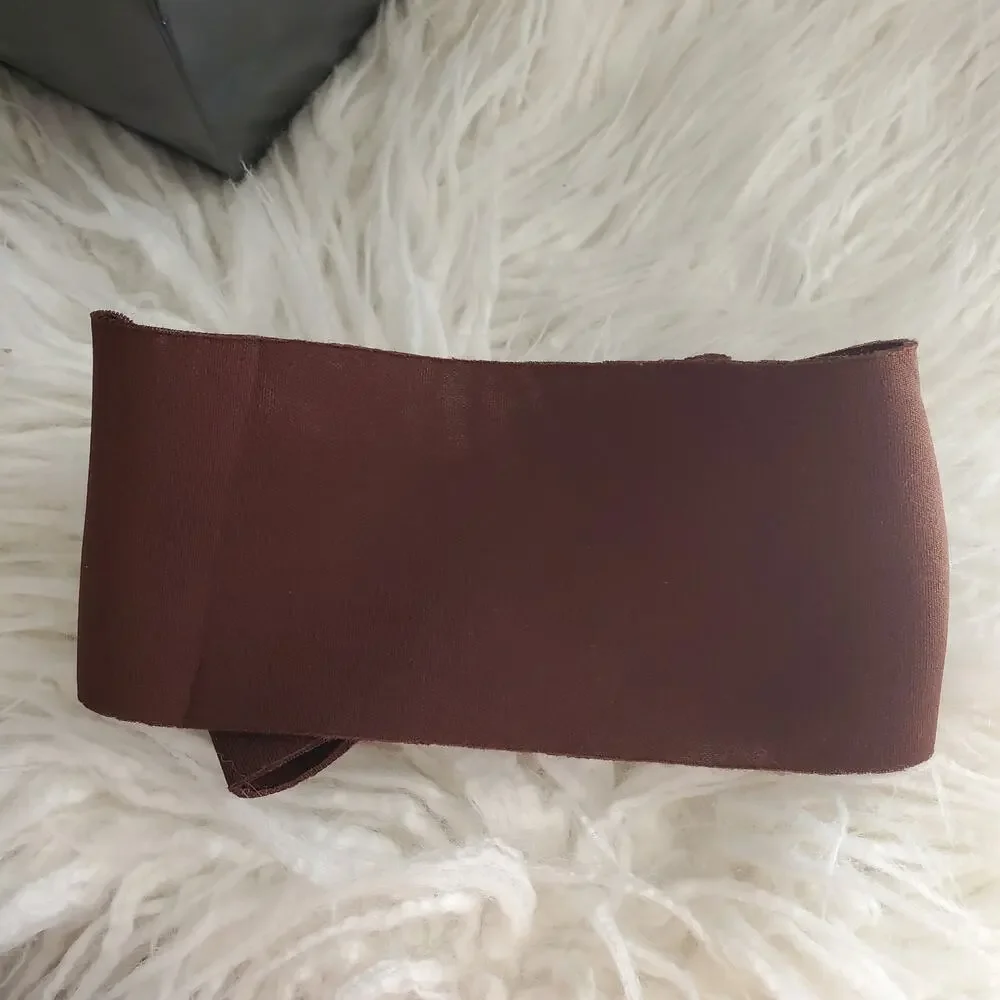 Bling Puff Chocolate Brown Bow Headband Hair Accesory
